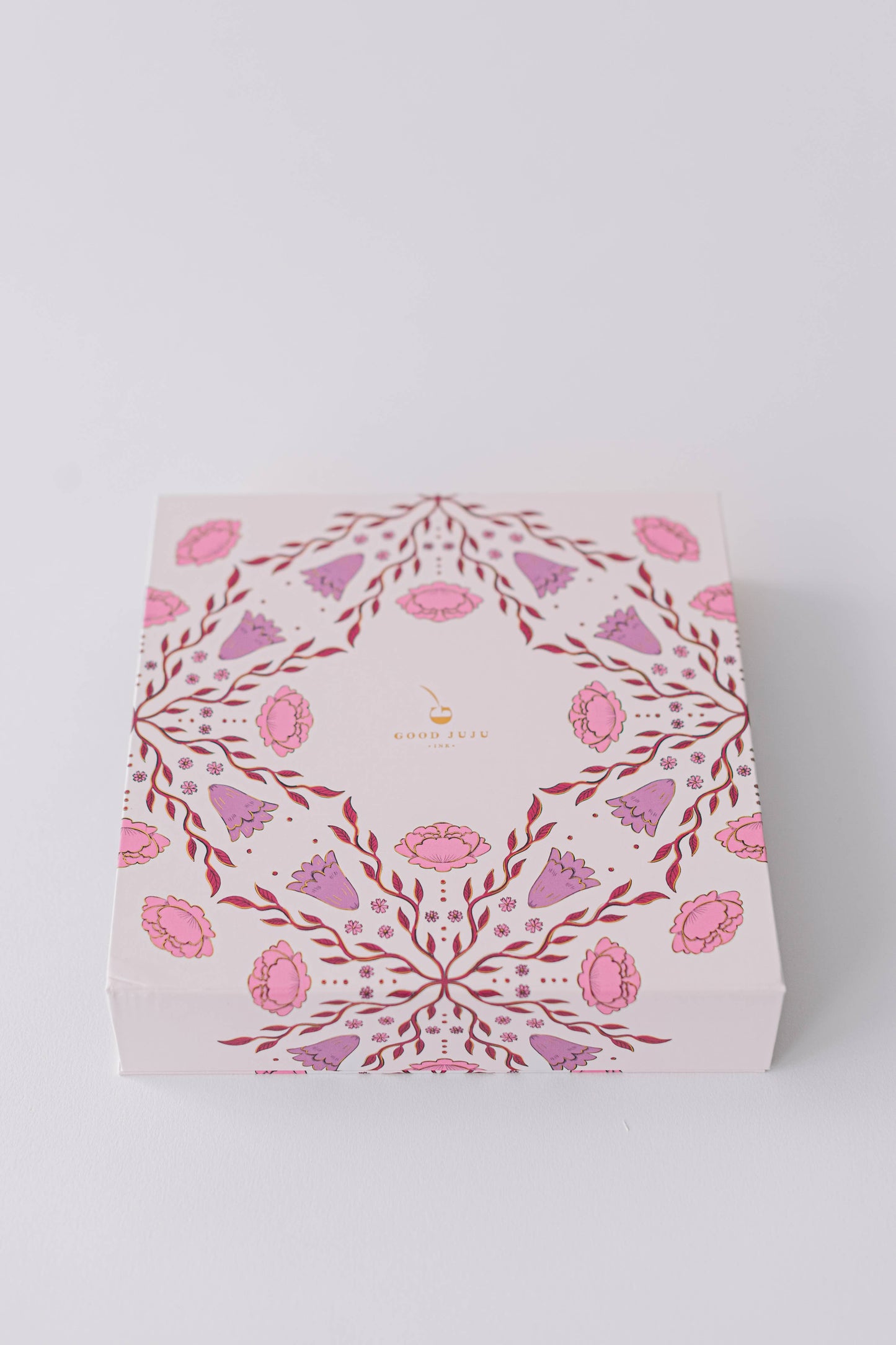 Folk Pattern Luxury Stationery Set - Pink/Purple