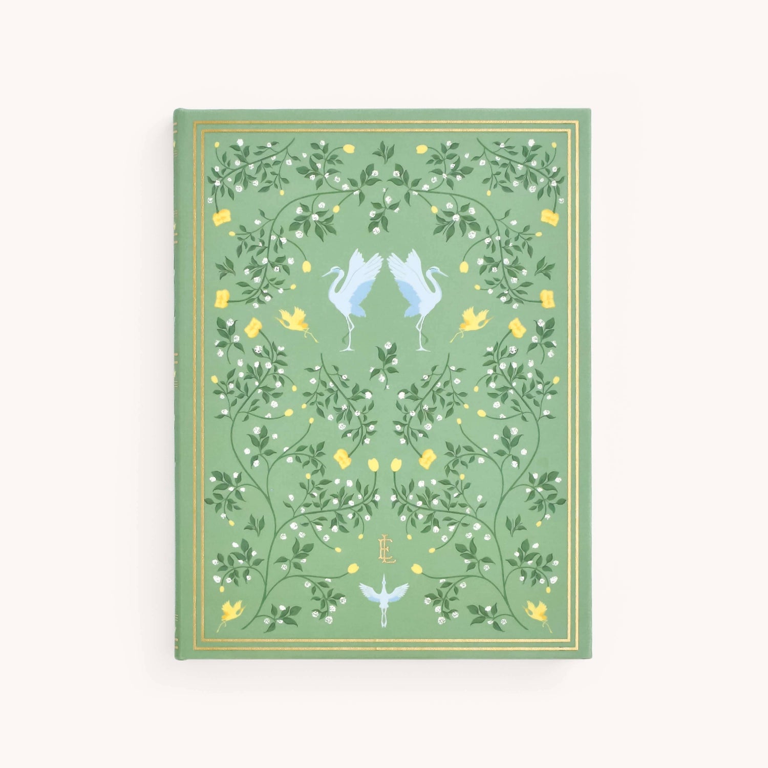 Simplified by Emily Ley - Linen Journal - Sage - Jennie Dots
