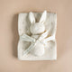 The Blueberry Hill - Set Bunny Lovey Blanket Cream Organic Cotton Baby Gift - Jennie Dots