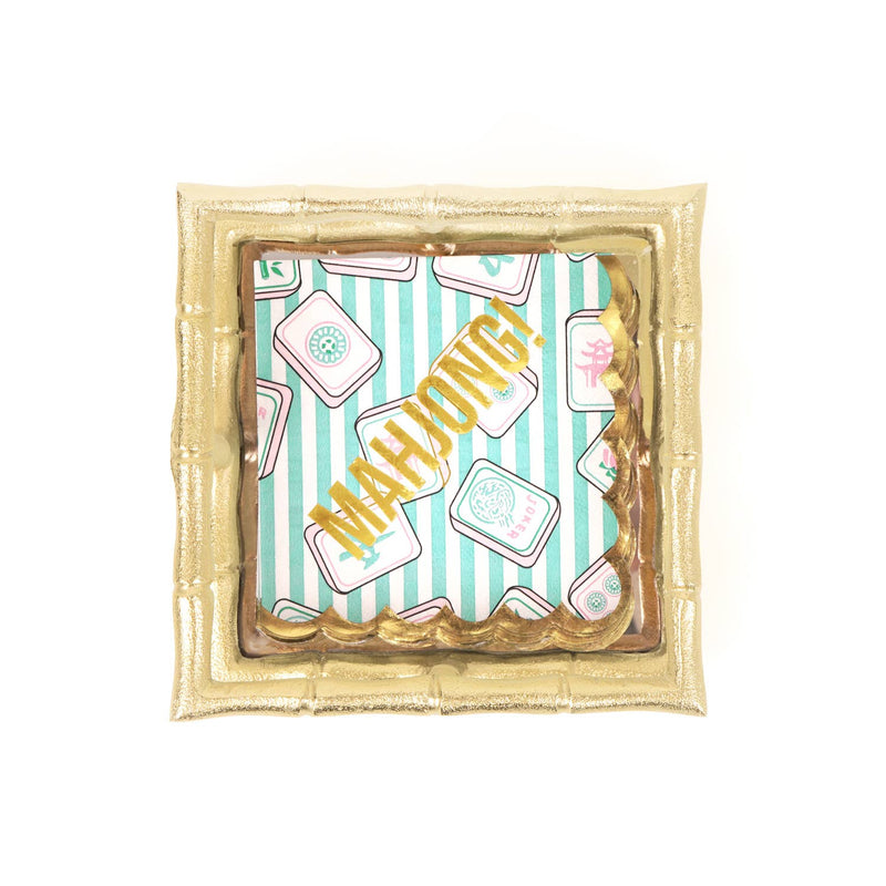 Mahjong Stripe Paper Beverage Napkins - Jennie Dots 