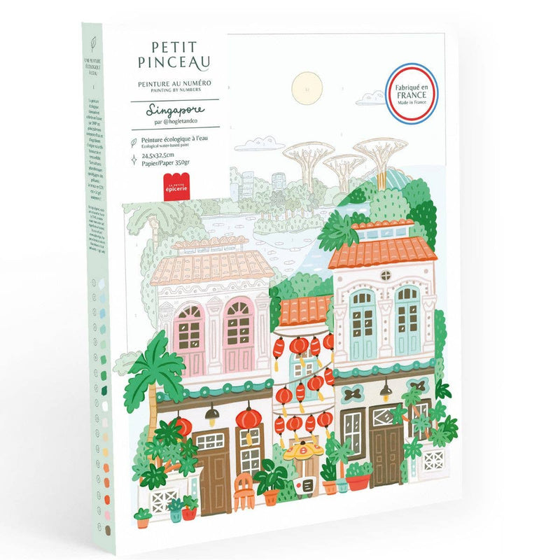 La Petite Épicerie - Paint by Numbers Kit - Singapore by Hoglet & Co