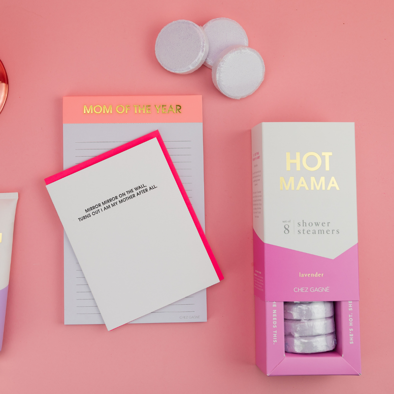 Chez Gagné - Hot Mama - Shower Steamer Gift Set for Mom, Lavender