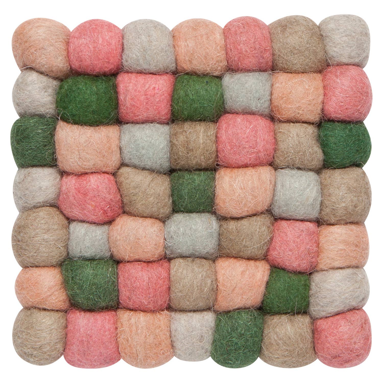 Danica Heirloom - Nectar Recycled Wool Felt Dot Trivet - Jennie Dots