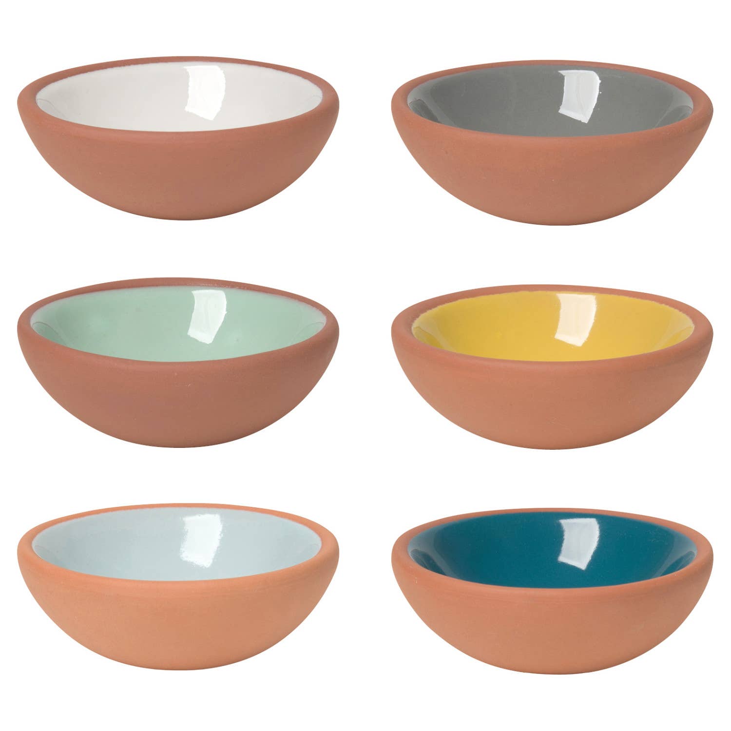 Danica Heirloom - Sky Terracotta Pinch Bowls Set of 6