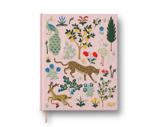 Menagerie Embroidered Sketchbook