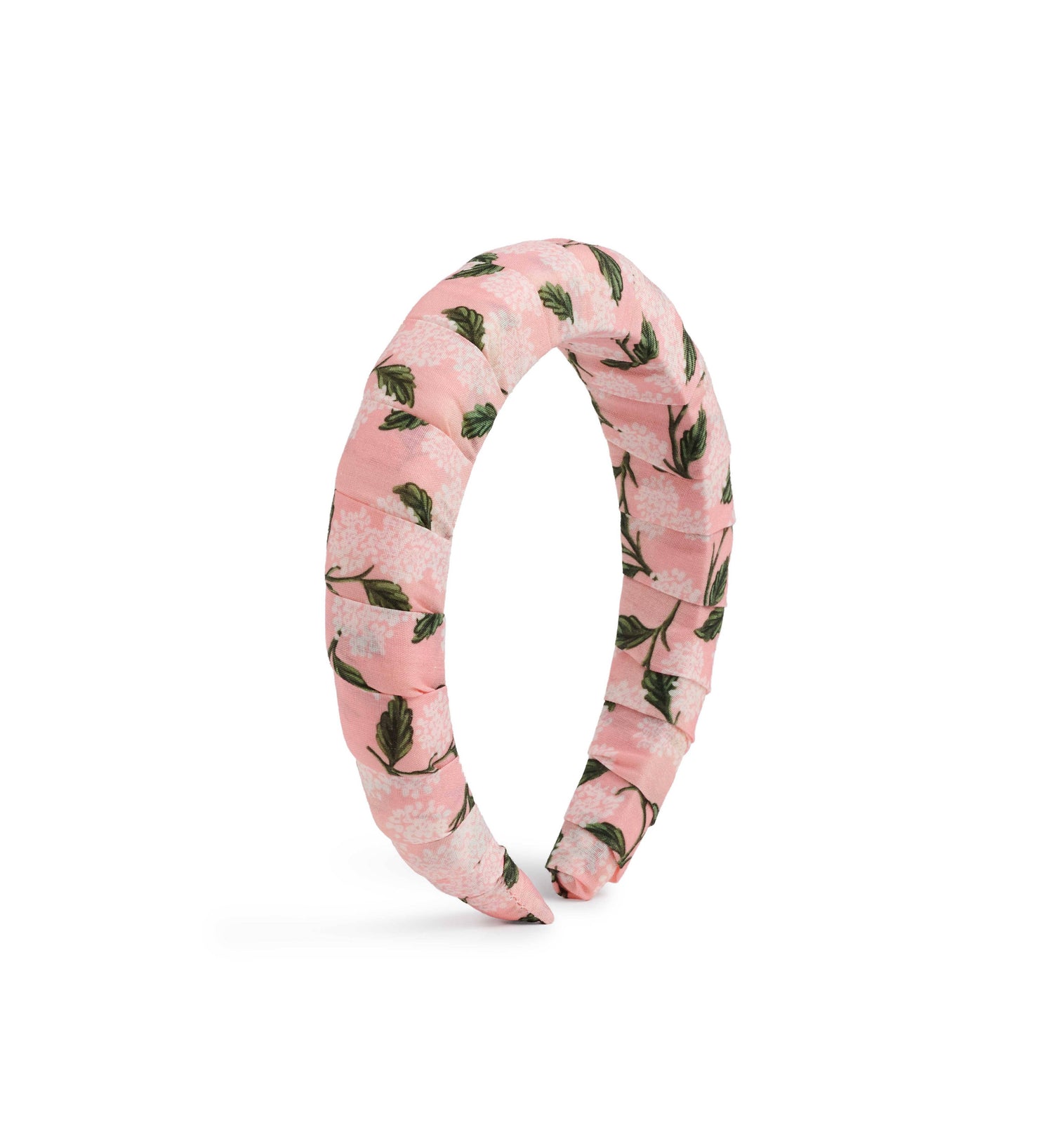 Rifle Paper Co. - Pink Hydrangea Wrapped Headband - Jennie Dots
