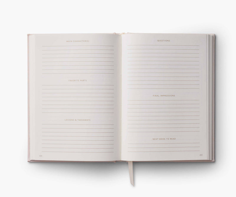 Rifle Paper Co. - Book Club Embroidered Book Journal