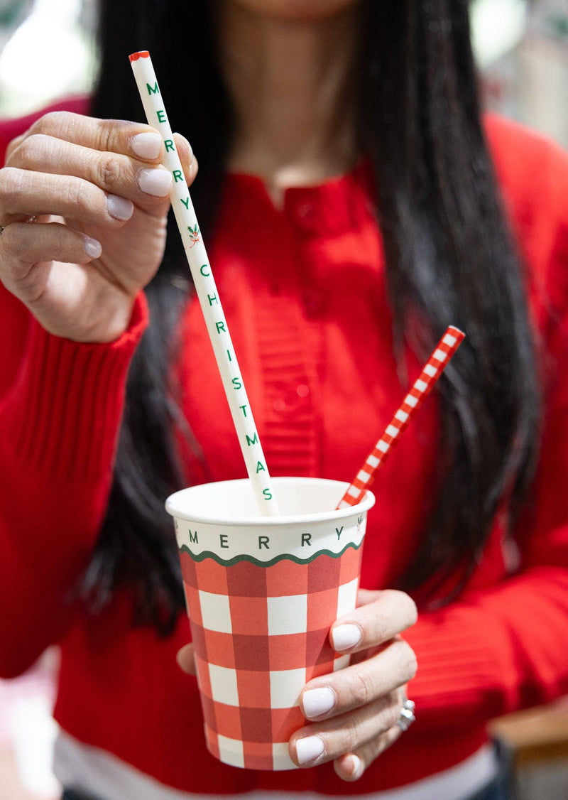 My Mind’s Eye - Merry Christmas Gingham Party Cup