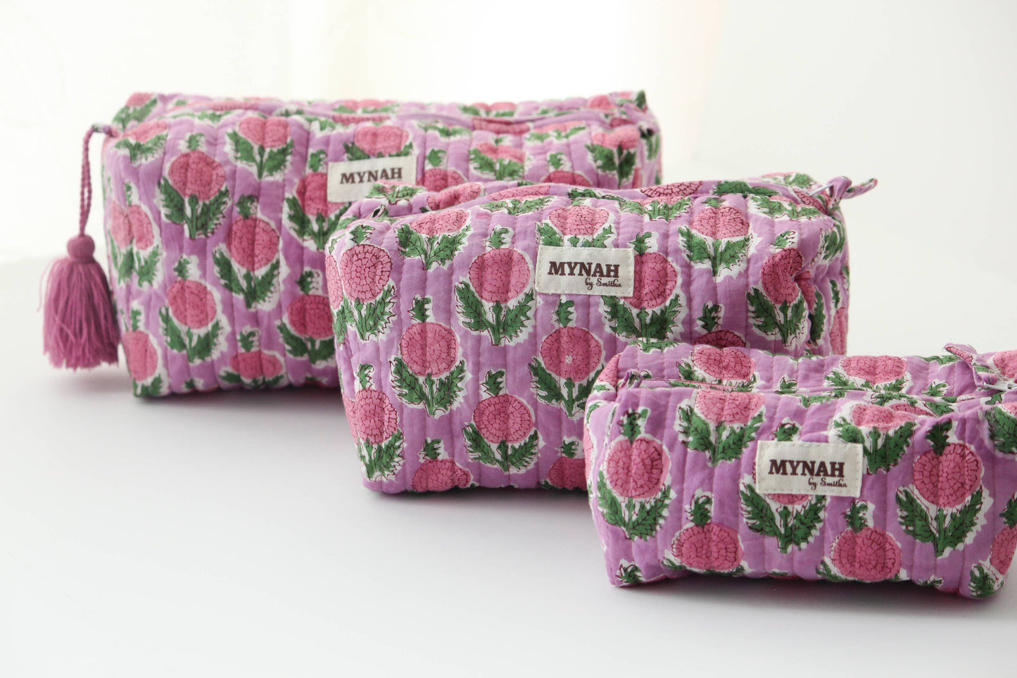 Berrysmoothie floral travel & Makeup Bag