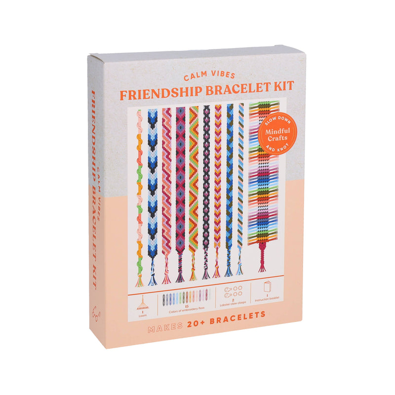 Chronicle Books - Mindful Crafts: Calm Vibes Friendship Bracelet Kit