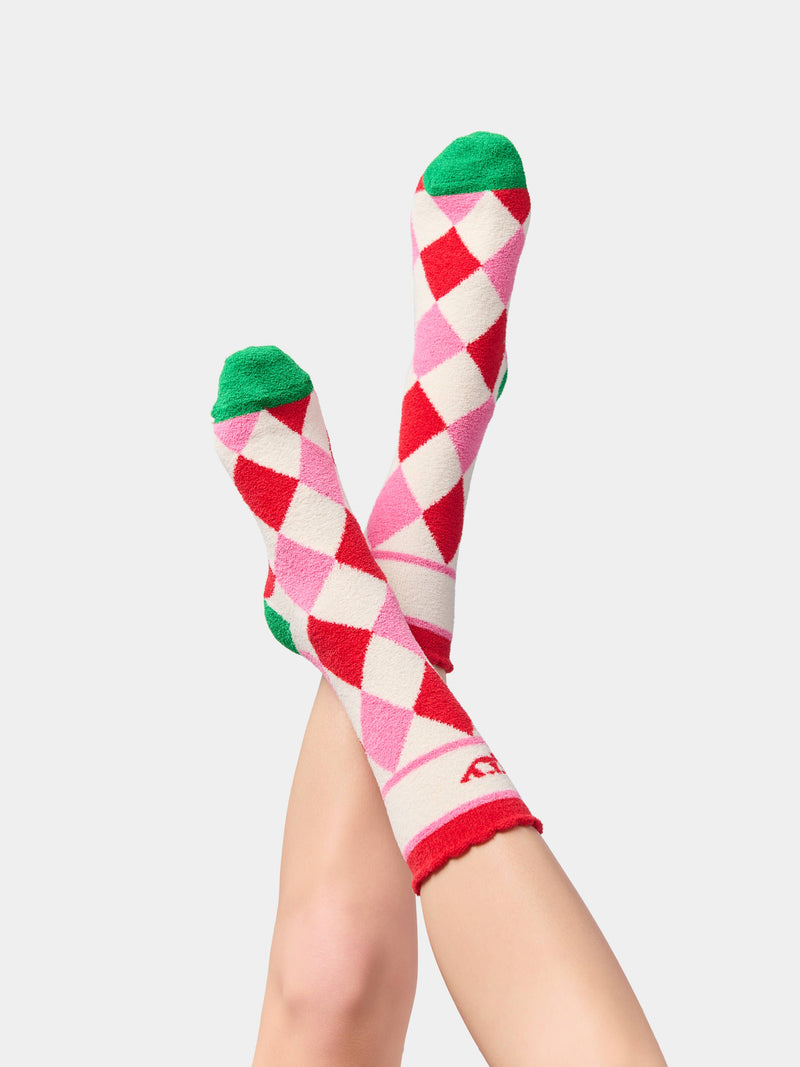 Shiraleah - Merry Argyle Cozy Socks