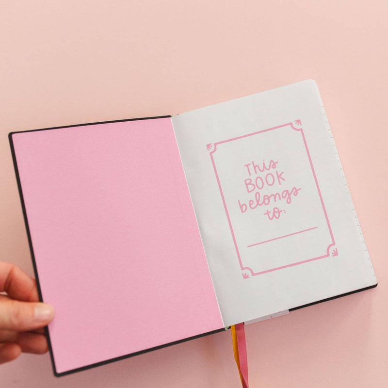 Pippi Post - Cherries & Blooms 5x7 Lined Softcover Book Journal