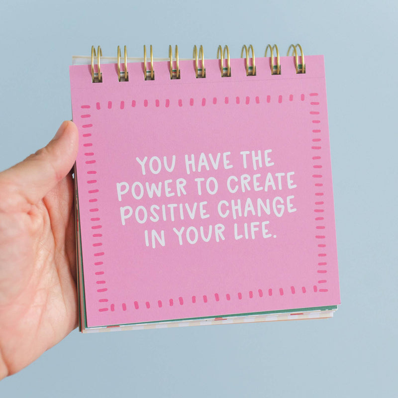 Pippi Post - 52 Weeks of Affirmations - Desk Flip Calendar