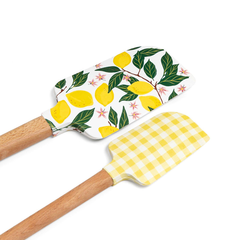 Paper Farm Press - Lemon Grove Silicone Kitchen Spatulas - Set of 2
