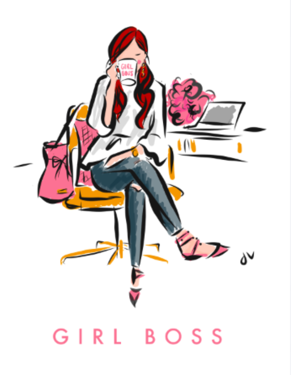 Jennifer Vallez - Girl Boss Coffee Mugs - Jennie Dots
