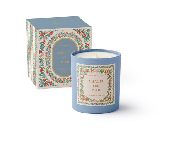 Rifle Paper Co. - Rosette Amalfi del Mar 9 oz Glass Candle - Jennie Dots 