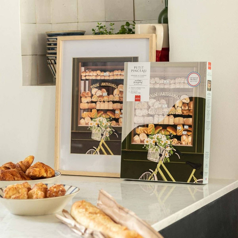 La Petite Épicerie - Number Painting Kit - Parisian Boulangeries by Ananya Bhanda - Jennie Dots 