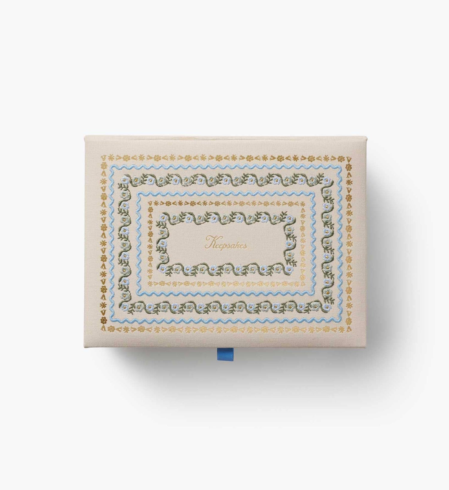 Rifle Paper Co. - Delphine Large Embroidered Keepsake Box