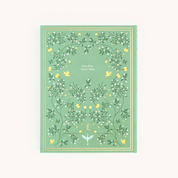 Simplified by Emily Ley - Linen Journal - Sage - Jennie Dots
