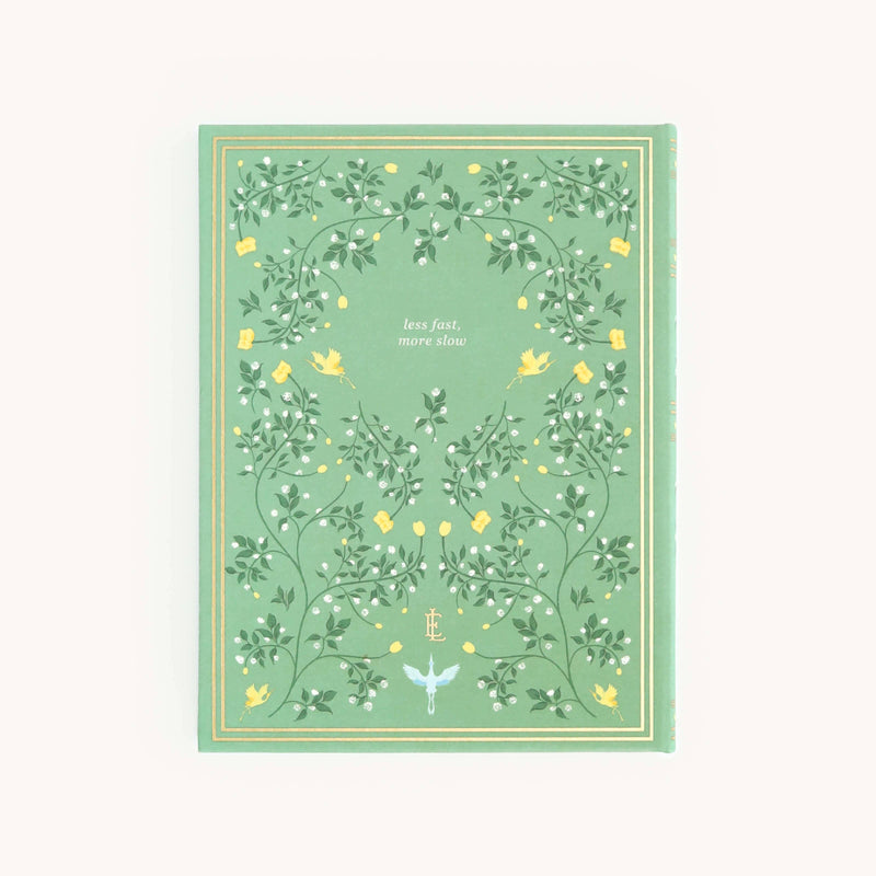 Simplified by Emily Ley - Linen Journal - Sage - Jennie Dots