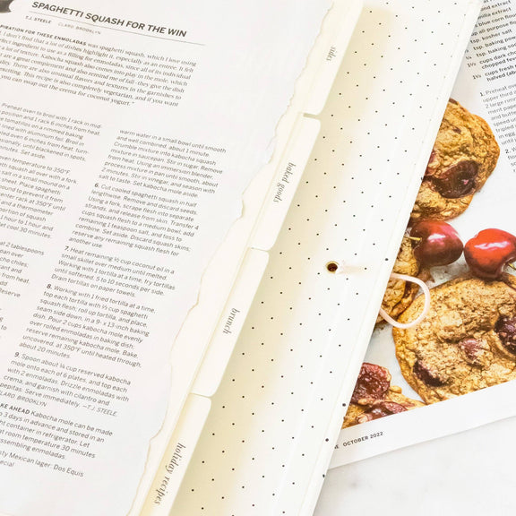 The Recipe Binder - Jennie Dots 