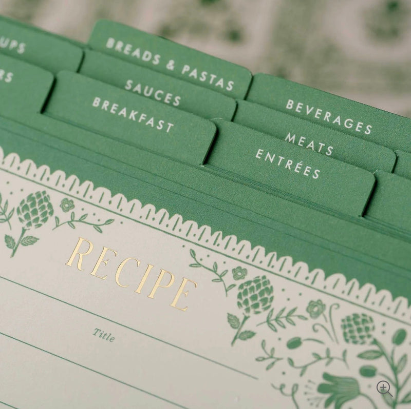 Rifle Paper Co. - Artichoke Recipe Tin - Jennie Dots