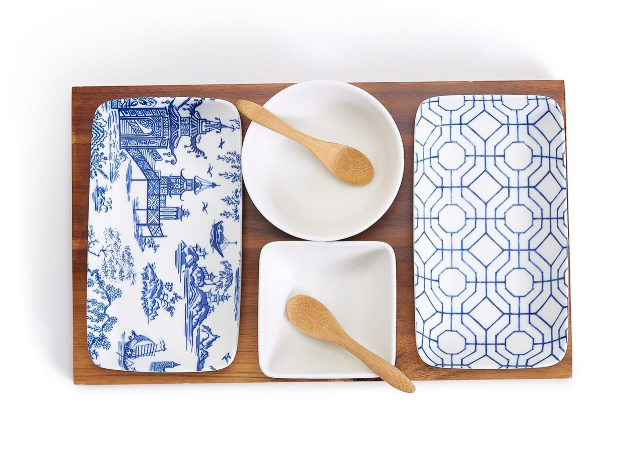 Chinoiserie Tapas Serving Set