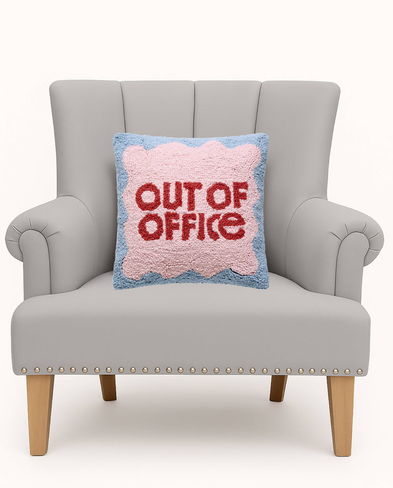 Peking Handicraft - Out Of Office Hook Pillow - Ampersand