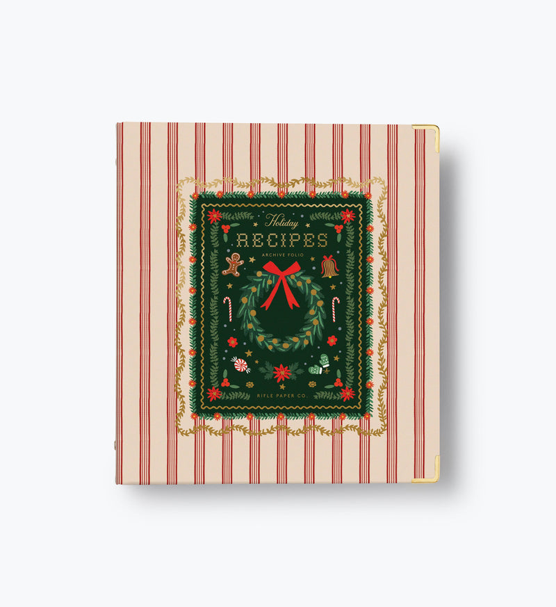 Rifle Paper Co. - Holly Jolly Recipe Binder