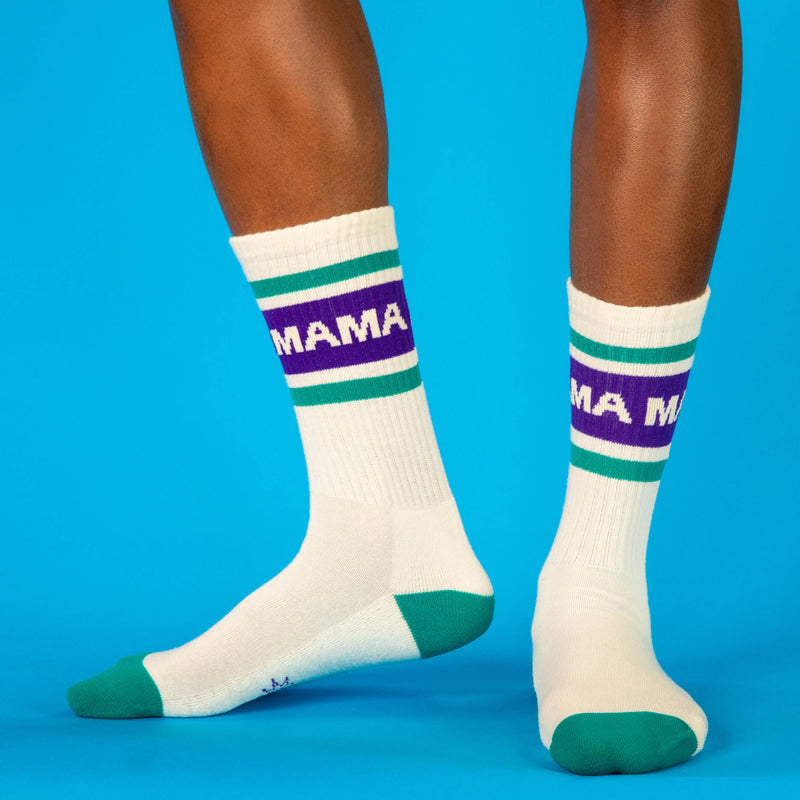 Gumball Poodle - Mama Gym Crew Socks - Jennie Dots