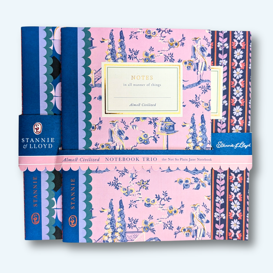 Stannie & Lloyd - Notebook Trio - Modern Toile