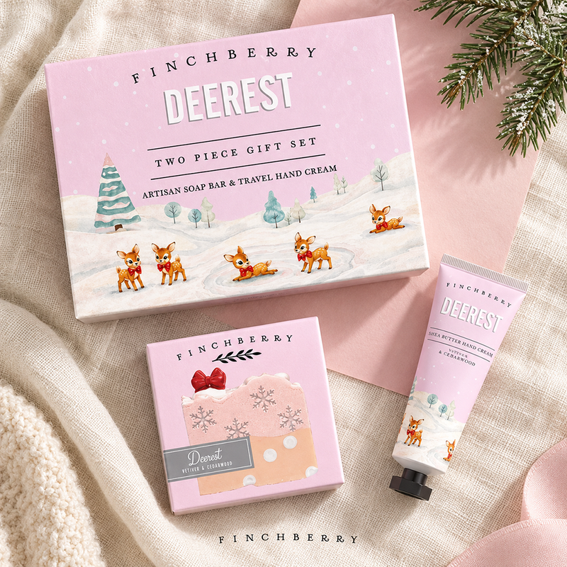 FinchBerry - Deerest 2 Pc Stocking Stuffer Holiday Gift Set