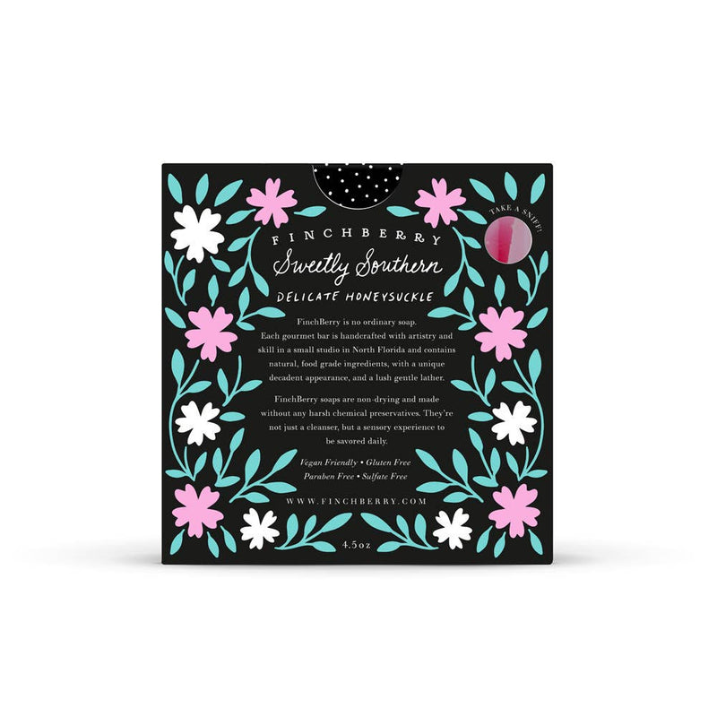 FinchBerry - Sweetly Southern Honeysuckle Scented Gluten-Free Boxed Soap