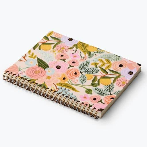 Garden Party Pastel Spiral Notebook