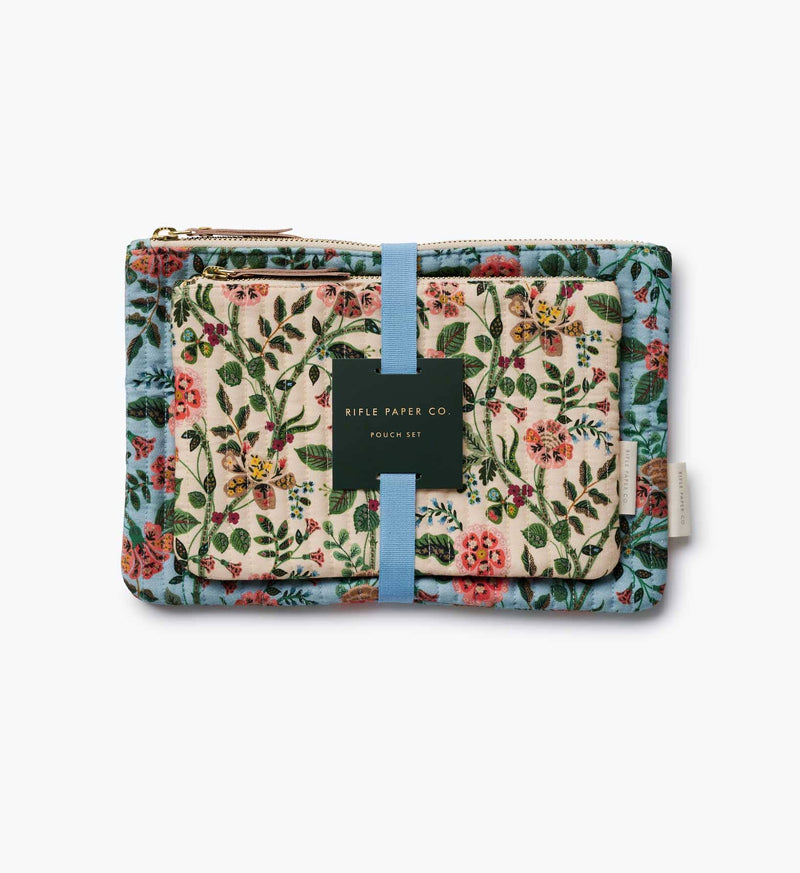 Rifle Paper Co. - Gracie Quilted Pouch Set