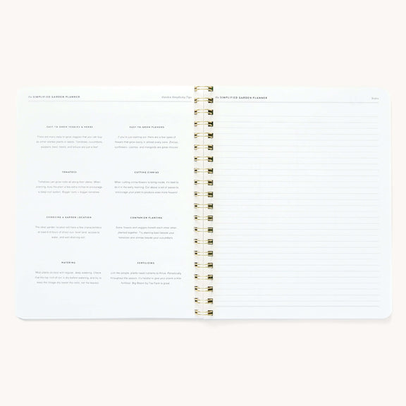 Simplified by Emily Ley - Garden Planner - Jennie Dots