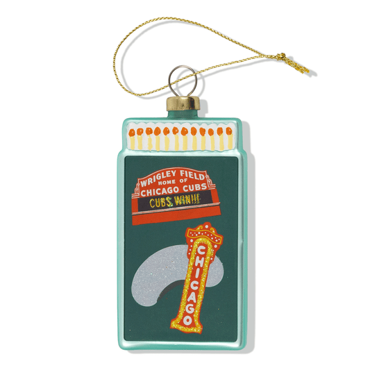 Furbish Studio - Matchbook Ornament - Chicago