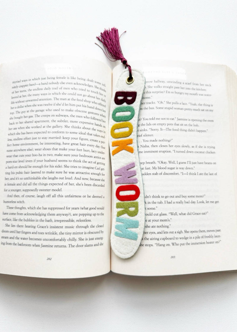 Milo & Mollie - Book Worm Bookmark