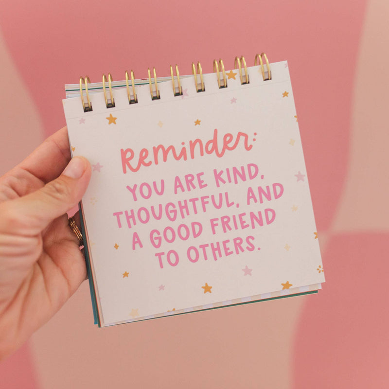 Pippi Post - 52 Weeks of Affirmations - Desk Flip Calendar