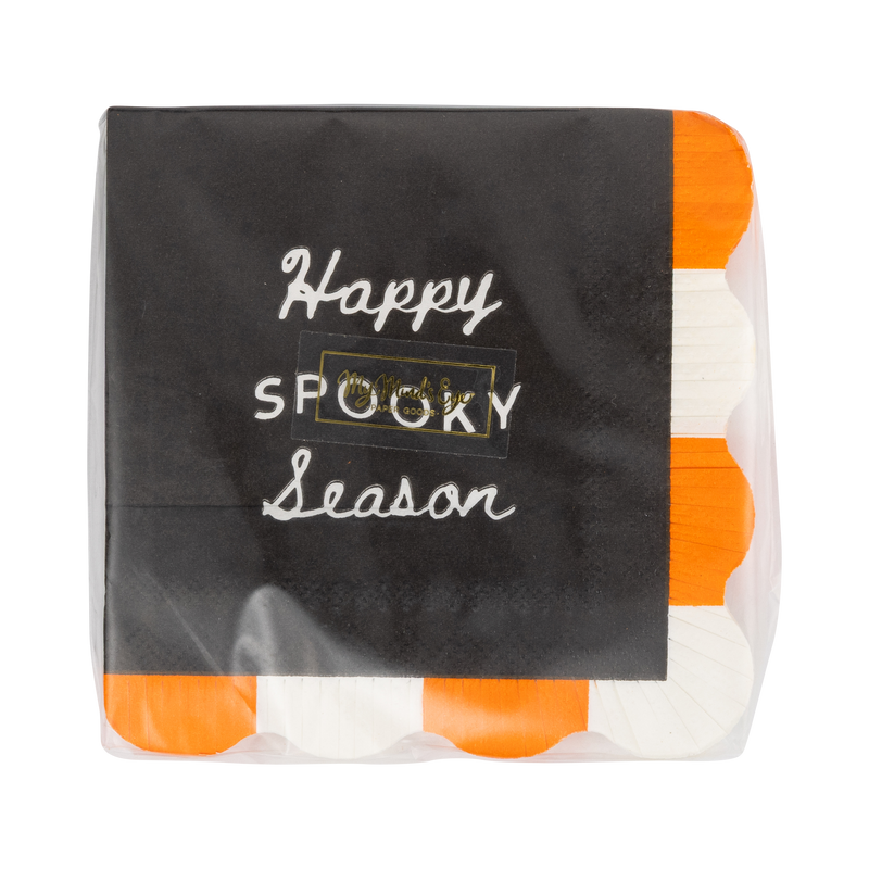 My Mind’s Eye - Happy Spooky Season Fringed Napkin