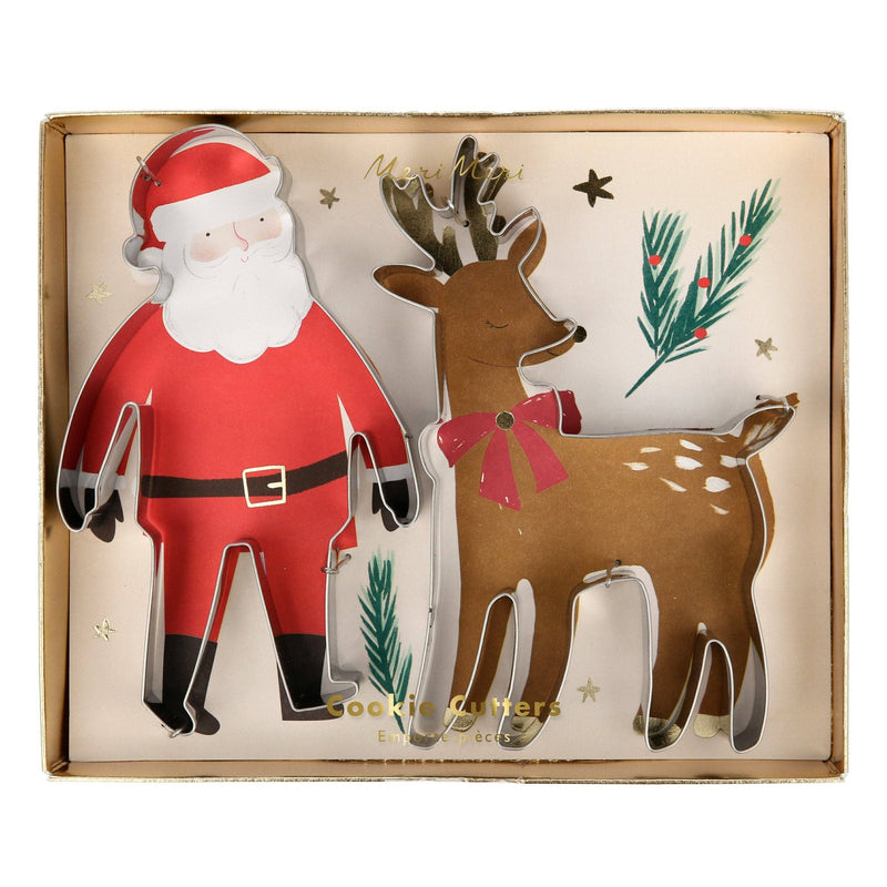 Meri Meri - Santa & Reindeer Christmas Cookie Cutters