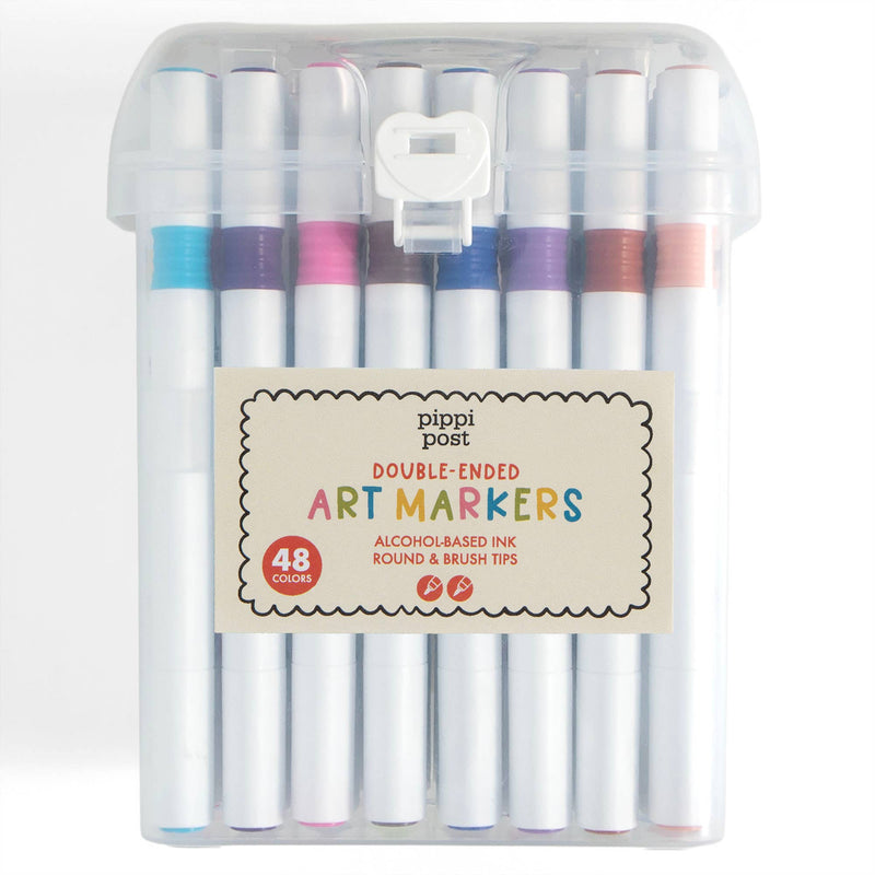 Pippi Post - Dual Tip Art Markers Set by Pippi Post