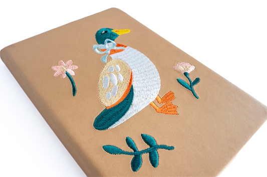 Denik - Ducky Hardbound Embroidered Notebook