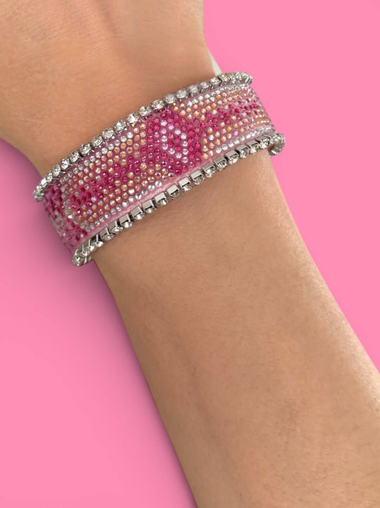 Amelia Rose Jewelry - Cabo Woven Bracelet-Pink