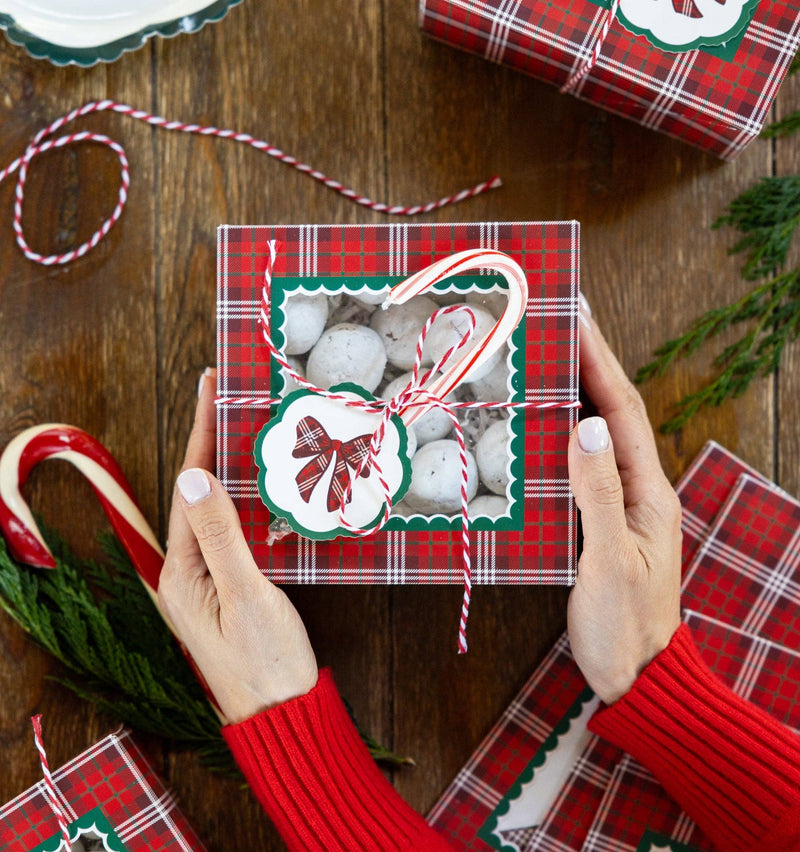 My Mind’s Eye - Plaid Bow Cookie Boxes