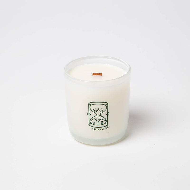 Milk Jar Candle Co. - Golden Hour - Cashmere, Cedarwood Coconut Soy 8oz Candle