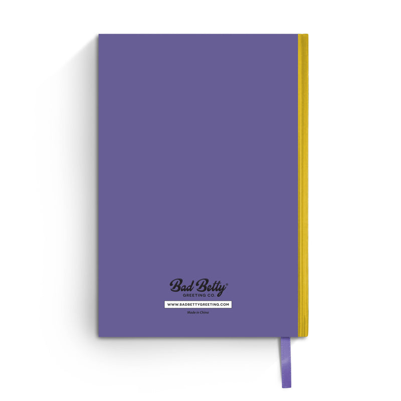 Bad Betty Greeting Co. - Panic at the Desk-o - Funny Vintage Hardcover Notebook