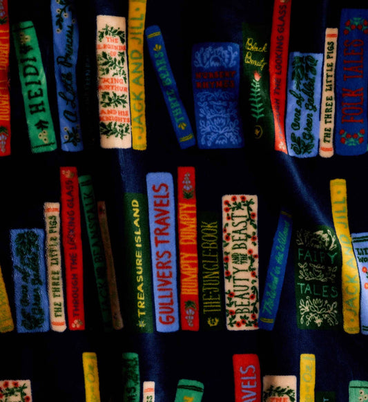 Rifle Paper Co. - Bookshelf Fleece Blanket