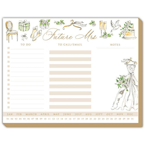 Future Mrs. Bridal Icons Luxe Planner - Jennie Dots