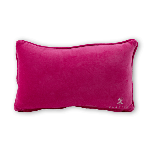 Furbish Studio - Just A Girl Needlepoint Pillow - Jennie Dots